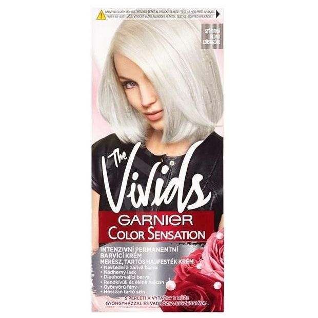 Garnier Color Sensation The Vivids Strieborná blond farba na vlasy S100