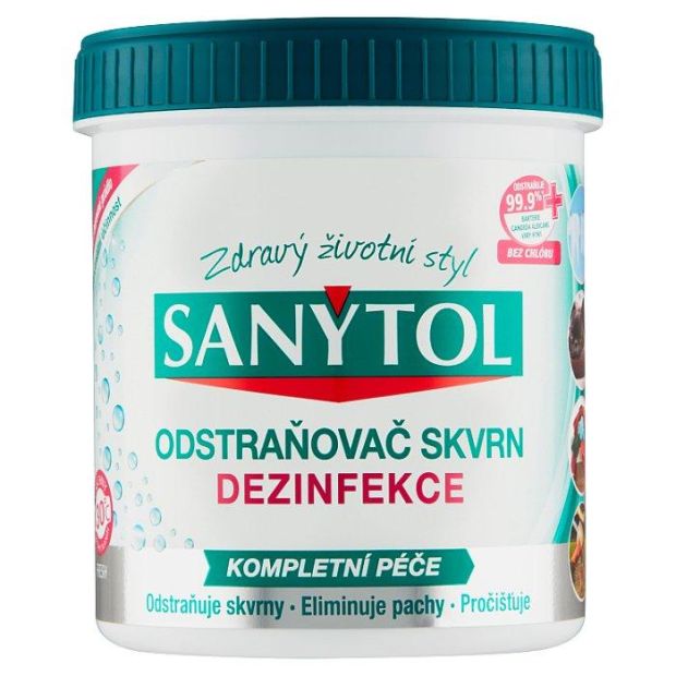 Sanytol Dezinfekcia odstraňovač škvŕn 450g