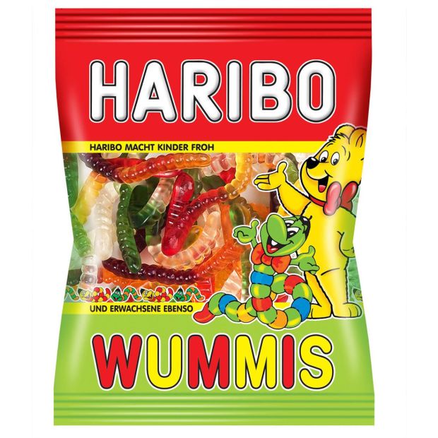 Haribo Wummis želé červíky s ovocnými príchuťami 100 g