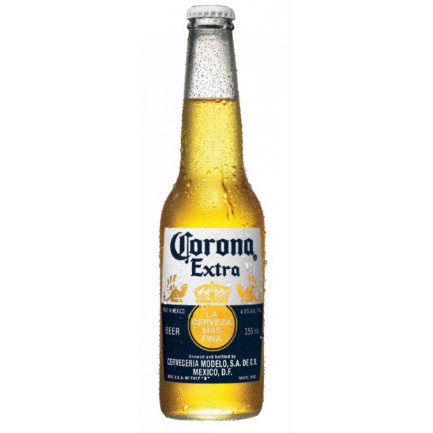 Pivo Corona Extra 4,5% sklo nevratná fľaša 0,335l