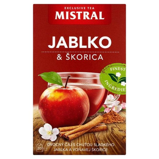 Mistral Jablko & škorica ovocný čaj 20 x 2 g