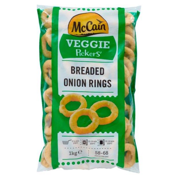 McCain Breaded Onion Rings 1 kg