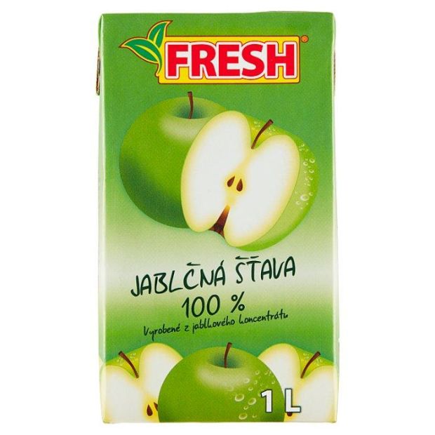 Fresh Jablčná šťava 100 % 1 l