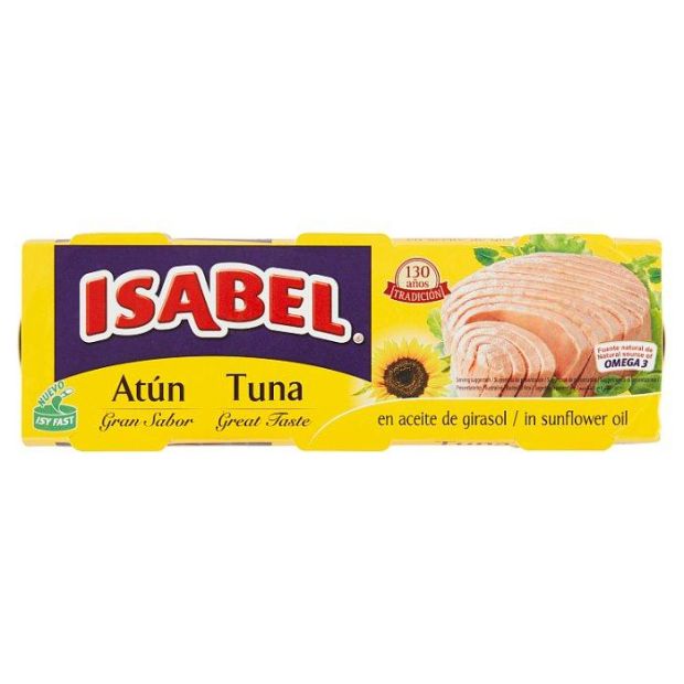 Isabel Tuniak v slnečnicovom oleji 3 x 80 g (240 g)