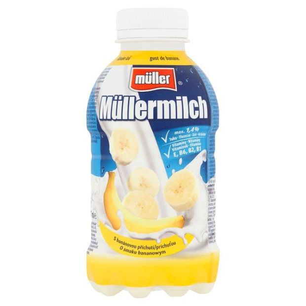 Müller Müllermilch Mliečny nápoj s banánovou príchuťou 400g