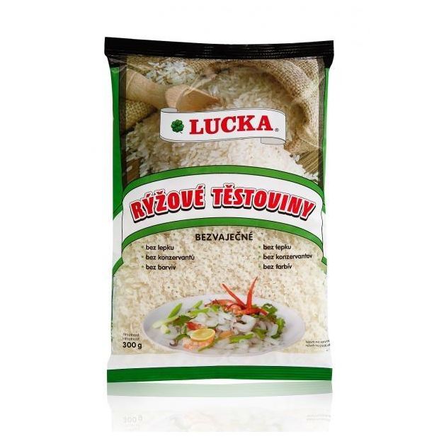 Lucka ryžové cestoviny polievkové hviezdičky 300g