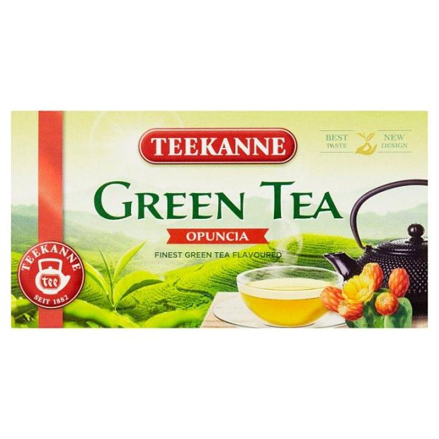 TEEKANNE Green Tea Opuncia, zelený čaj, 20 vrecúšok, 35 g