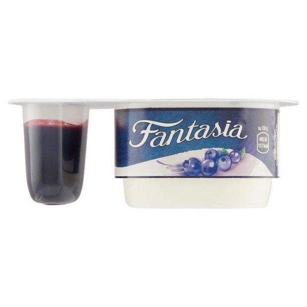 Danone Fantasia jogurt s čučoriedkami 122g