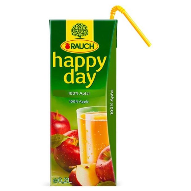 Rauch Happy Day 100% jablková šťava 0,2 l