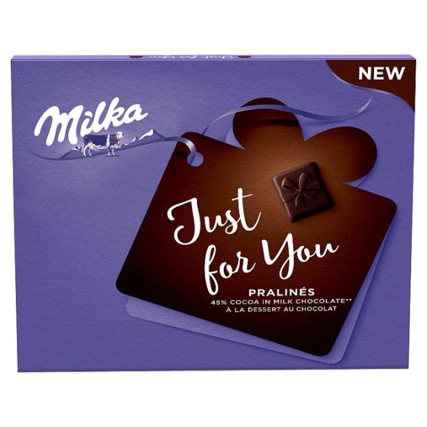 Milka Just for You bonboniéra, kakaová náplň 110 g