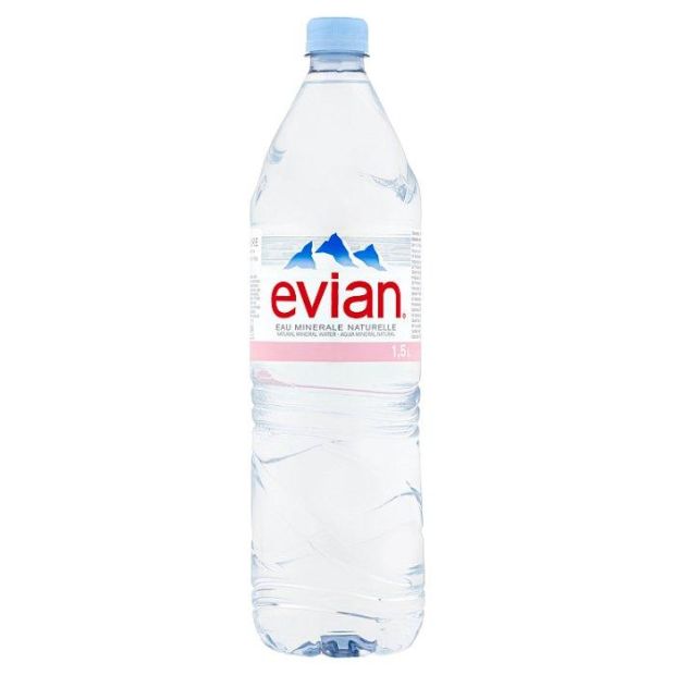 Evian Prírodná minerálna voda nesýtená 1,5 l