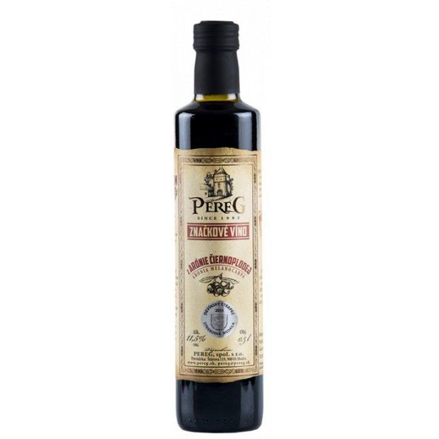 Víno Pereg z Arónie Čiernoplodej 0,5l