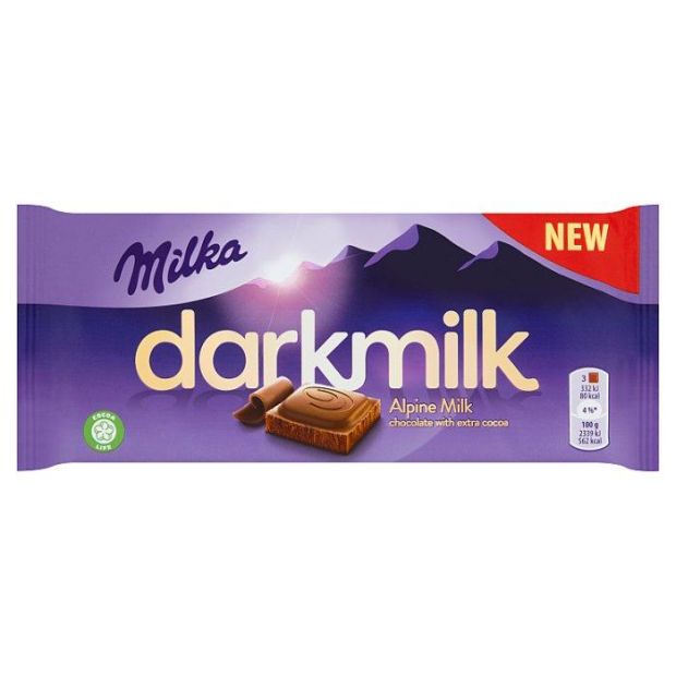 Milka Drakmilk tmavá mliečna čokoláda 85 g