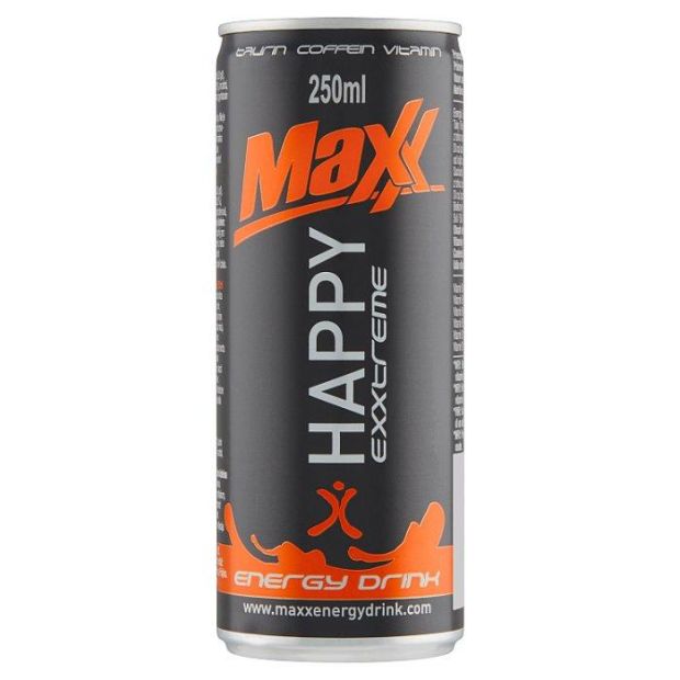 Maxx Exxtreme Happy sýtený energetický nápoj 250 ml
