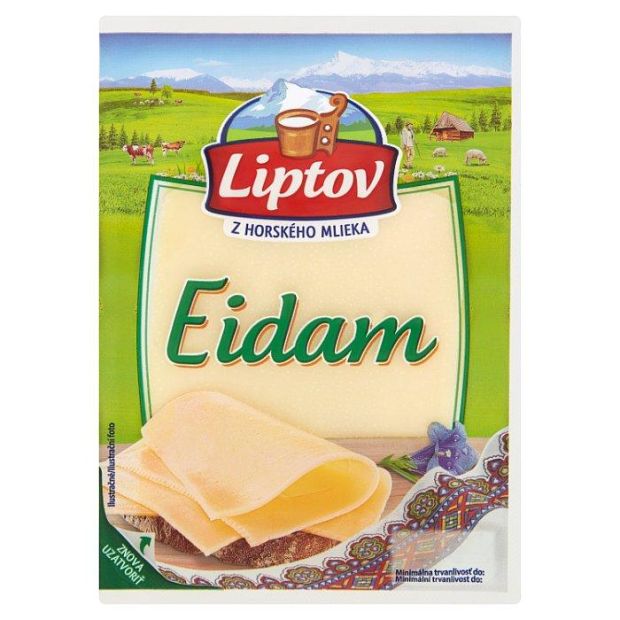 Liptov Eidam - porciované plátky neúdené 100g