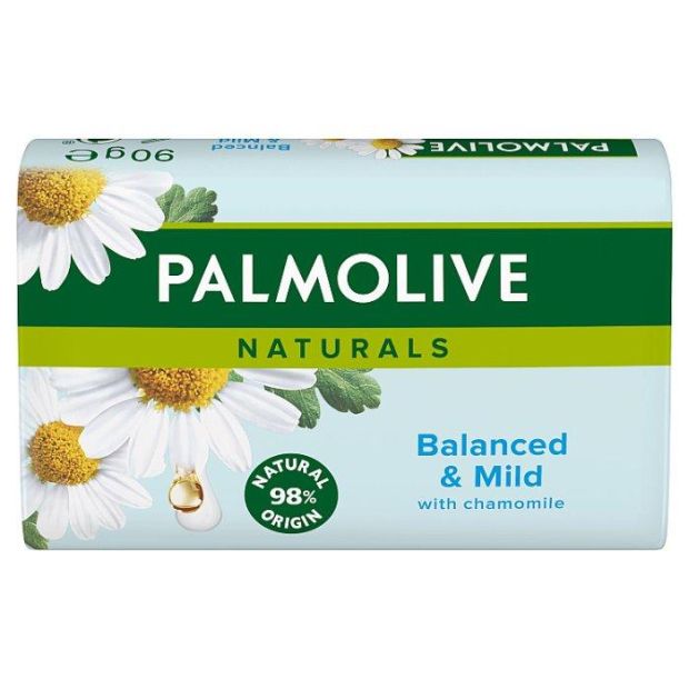 Palmolive Naturals tuhé mydlo s výťažkami harmančeka 90g