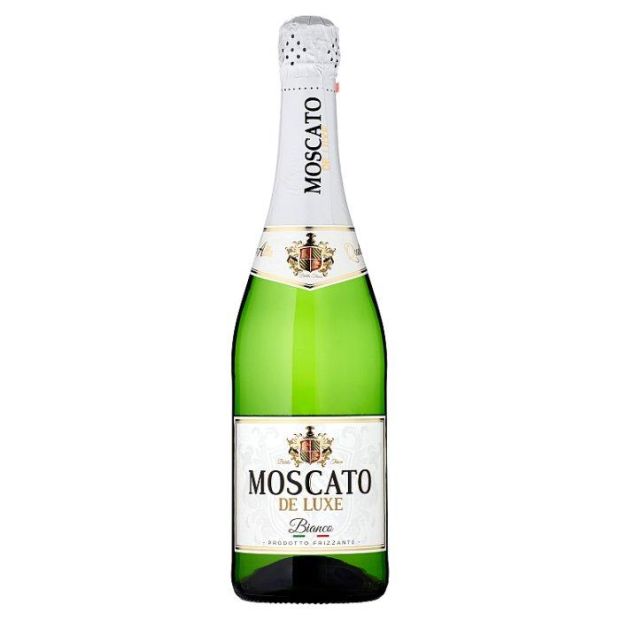 Moscato De Luxe Bianco Alkoholický Nápoj Sýtený 0,75l