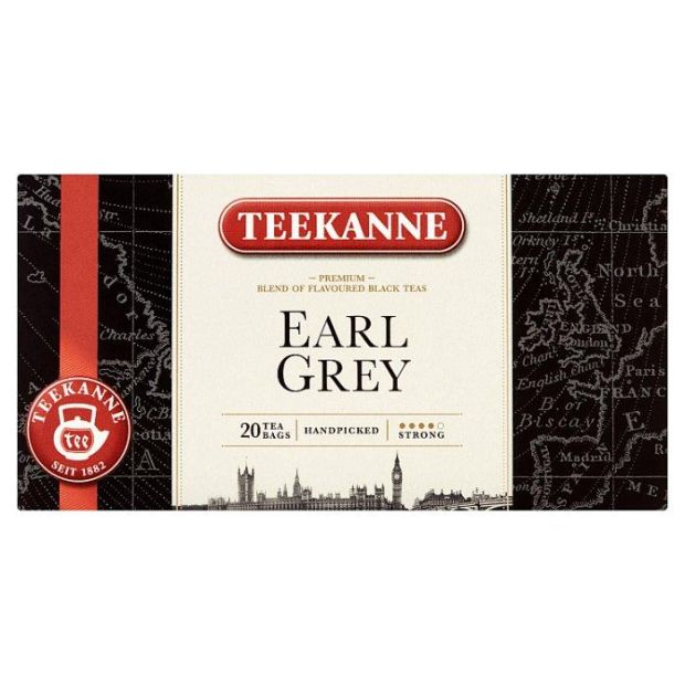 TEEKANNE Earl Grey, čierny čaj aromatizovaný, 20 vrecúšok, 33 g