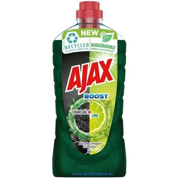 Ajax Boost čistiaci prostriedok na podlahy Uhlie & Limetka 1l