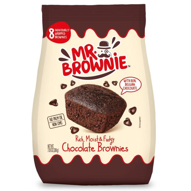 Koláčik Mr. Brownies s Belgickou Čokoládou 8x25g