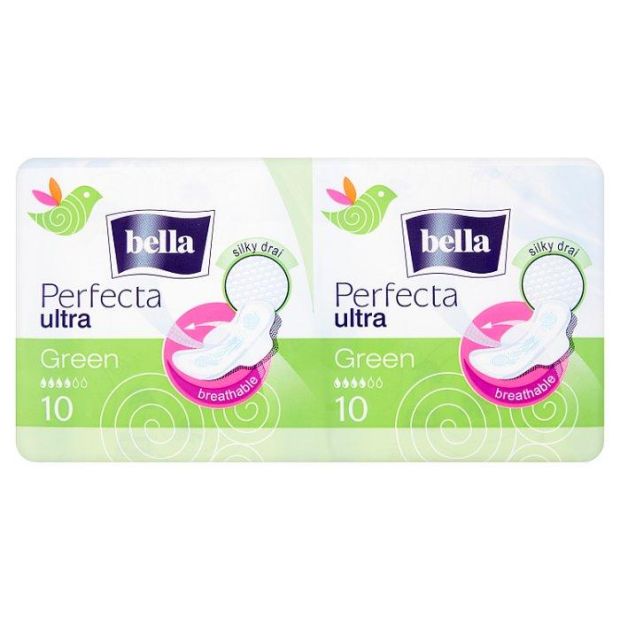 Bella Perfecta Ultra green ultratenké hygienické vložky 2 x 10 ks