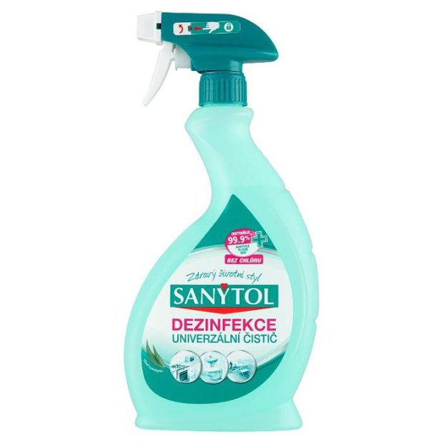 Sanytol Dezinfekcia univerzálny čistič vôňa eukalyptu 500ml