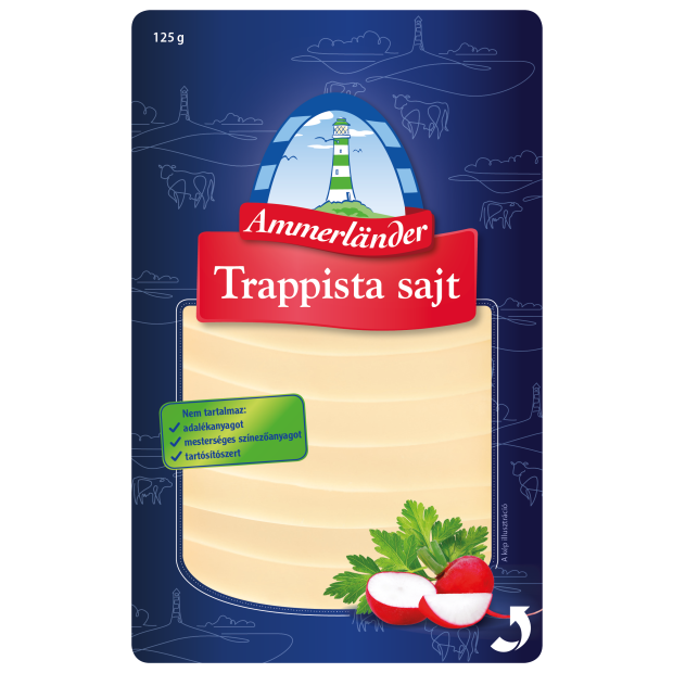 Ammerländer trapistický syr prírodný 125g
