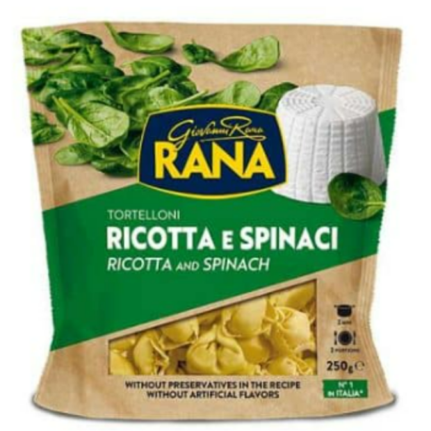 Rana Tortelloni Ricotta e Spinaci 250g