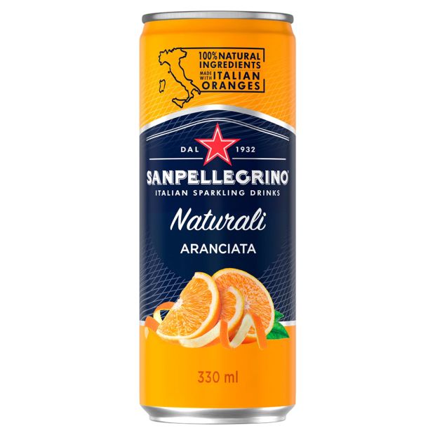 Limonáda San Pellegrino Pomaranč 0,33l PLECH Z