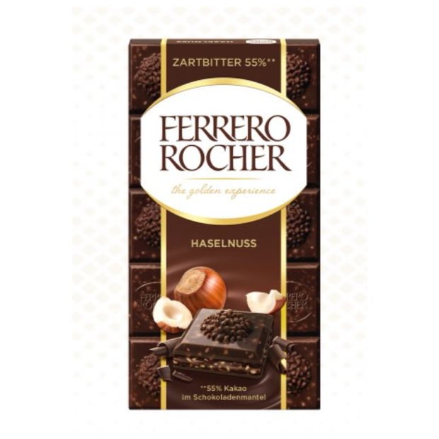 Ferrero Rocher Original, mliečna čokoláda s orieškami 90g