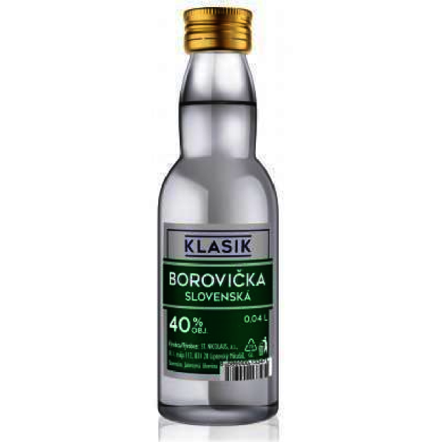 Borovička Slovenská Nicolaus 40% 0,04l