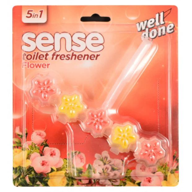 Sense Toilet Freshener Flower 5in1