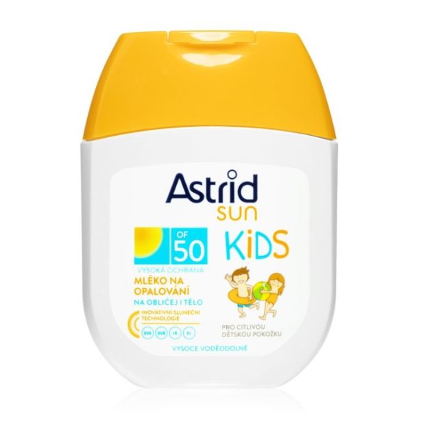 Astrid Sun detské mlieko na opaľovanie OPF 50 80ml