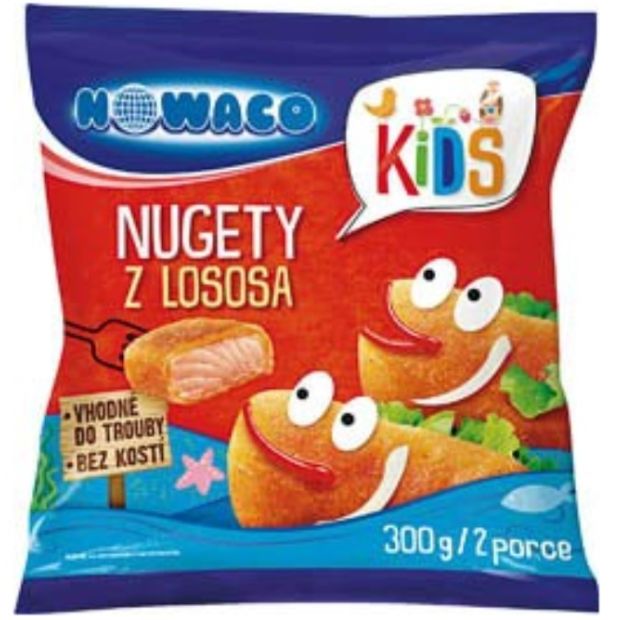 Nugetky z Lososa 300g Nowaco Kids