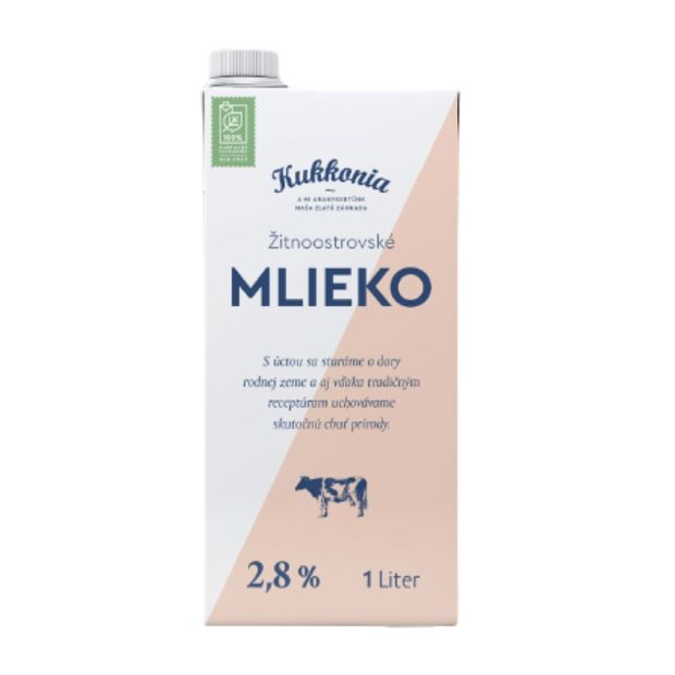 Kukkonia Mlieko trvanlivé 2,8% 1l