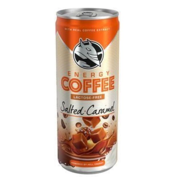 Energetická káva Hell Coffee Salted Caramel 0,25l PLECH Z