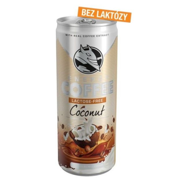 Káva Energetická Hell Energy Coffee Coconut Bez Laktózy 0,25l PLECH Z