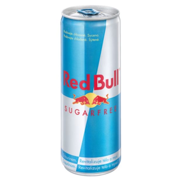Red Bull Sugarfree 0,25l PLECH Z