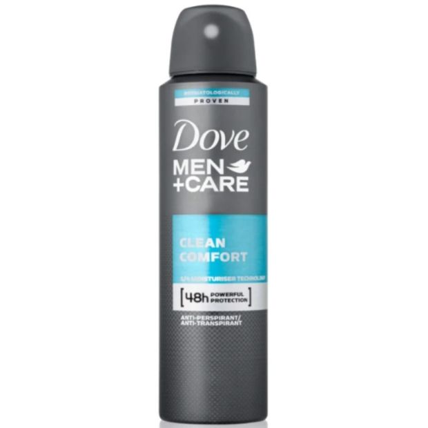 Dove Men+Care Clean Comfort dezodorant antiperspirant v spreji 48h 150ml