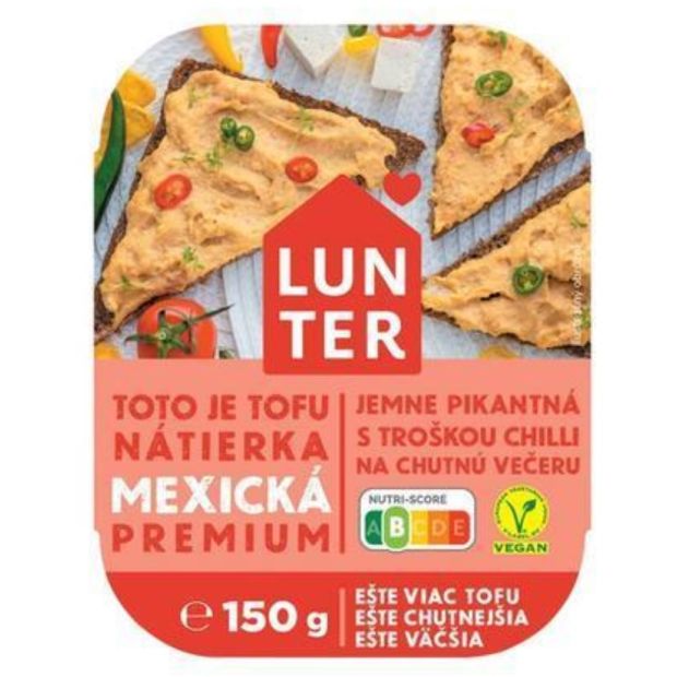 Lunter Tofu Mexická nátierka 150g
