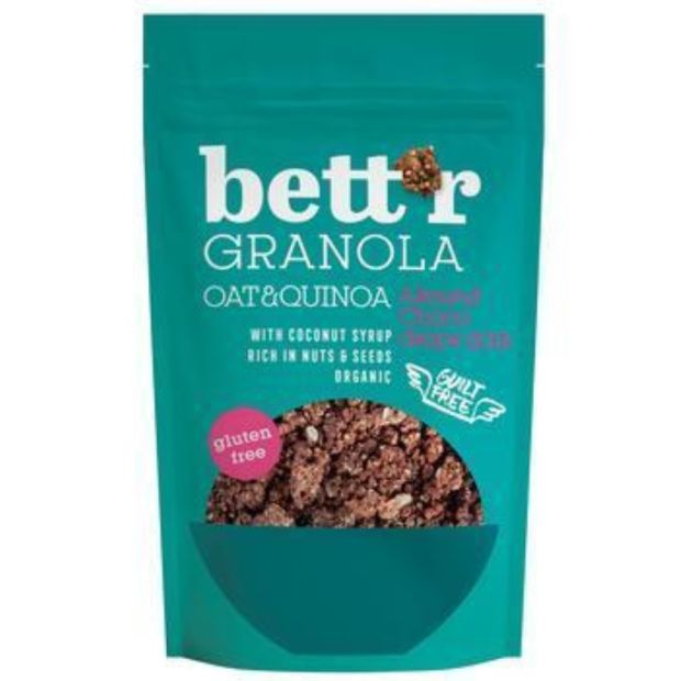 Smart Organic Granola Bio mandľa a čokoláda 300g