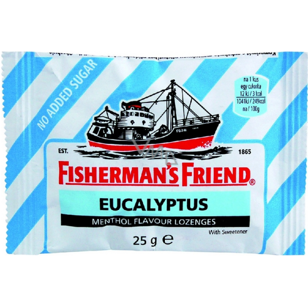 Fisherman’s Friend Cukrík eukalyptus bez pridaného cukru 25g