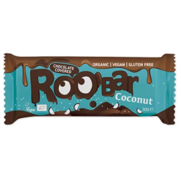 Tyčinka Roobar Bio Kokosová s čokoládou 30g