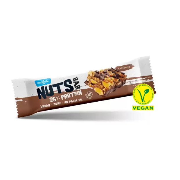 Max Sport Tyčinka nut protein bar čokoláda 40g