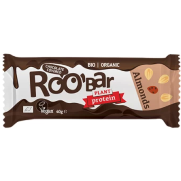 Smart Organic Tyčinka Roobar Bio Protein Mandľová s čokoládou 40g