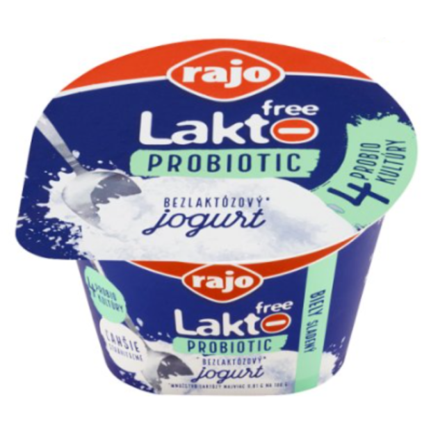 Jogurt Lakto Free Probiotický Biely Rajo Bez Laktózy 150g