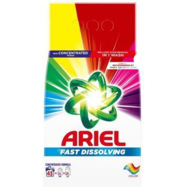 Prášok Prací Ariel Color 45pd 2,475kg