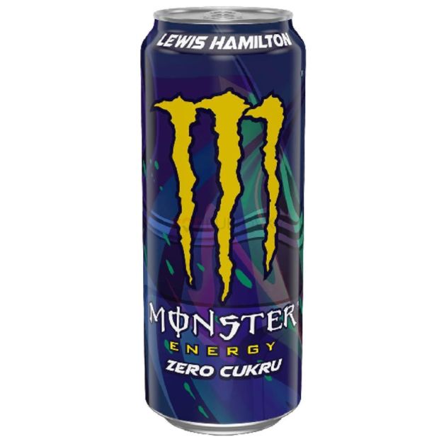 Monster energy Lewis Hamilton zero 0,5l PLECH Z