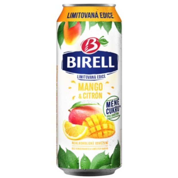 Birell Mango & citrón 0,5l PLECH Z