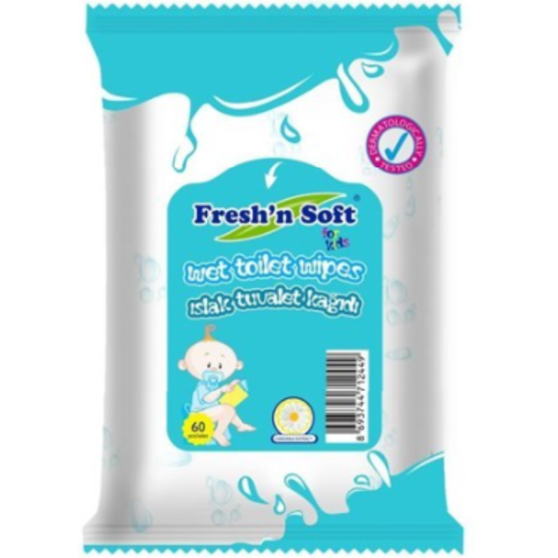 Fresh’n Soft Detský vlhčený toaletný papier 60ks